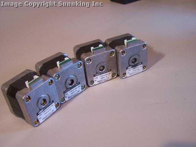 Lot of 4 astrosyn 17PM-K301-08V stepper motors