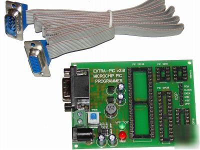 Microchip pic programmer extra-pic V2.0 with icsp