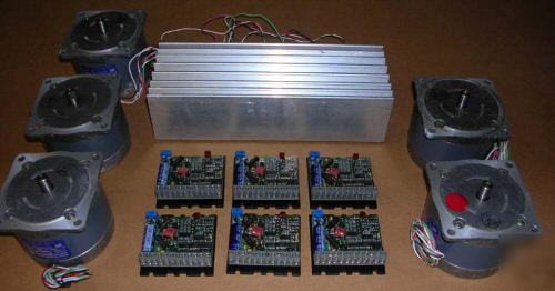 Cnc slides, drives and power supply