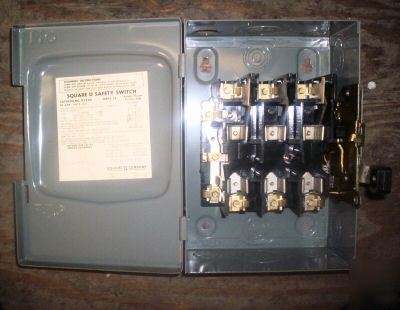 Square d disconnect / safety switch 60A D322N