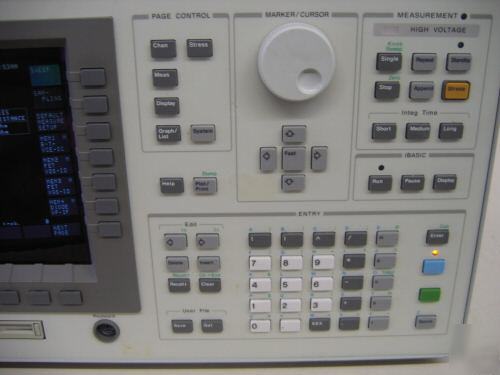 Agilent (hp) 4156A semiconductor parameter analyzer