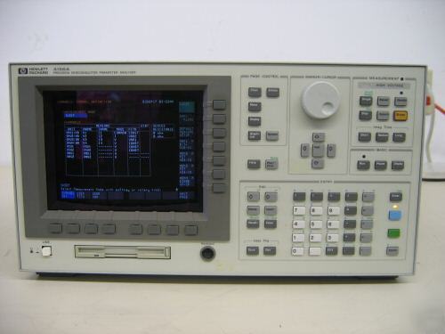 Agilent (hp) 4156A semiconductor parameter analyzer