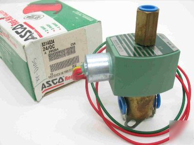 Asco 8314G34 solenoid valve 3-way, 24V dc, nc, 1/4