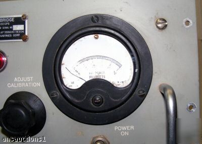 Bruno rf power bridge 94E test meter equipment