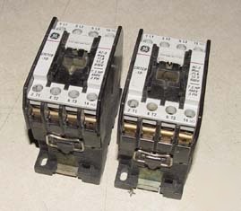 2PC ge motor contactor CR7CB 7.5HP @ 460V