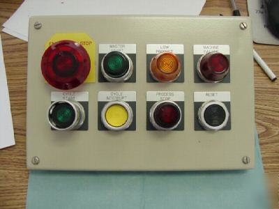 Control unit w/various allen bradley switches <