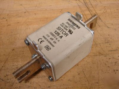 New siemens sitor fuse 1000VAC 3NE3-222 125A