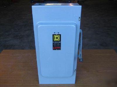 Square d HU364 safety switch 200 amp disconnect type 1