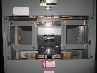 Square d i-line breaker panel /w 1000 amp main breaker