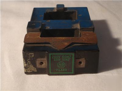 Used allen bradley coil 73A83 240V 60 hz size 3 unb
