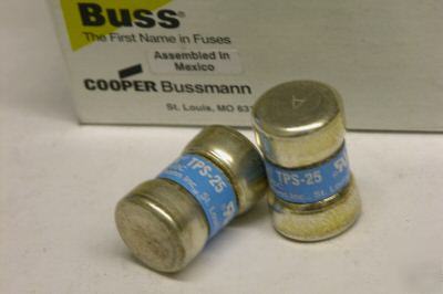 (1) tps-25 amp cooper-bussmann buss fuse 