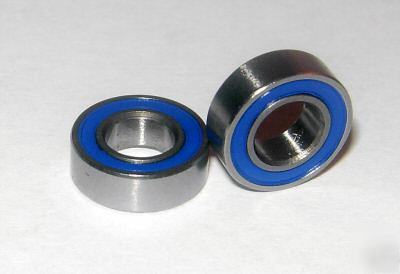 (10) MR126-2RS sealed bearings, abec-3, 6X12X4 mm, 6X12