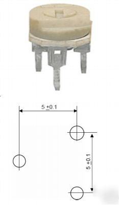 500K potentiometers preset 500 k ohms resistor variable