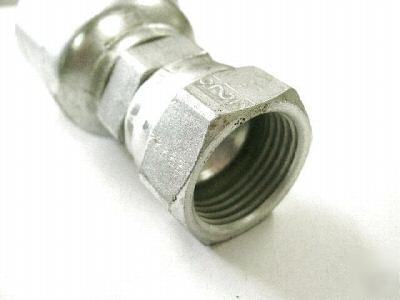 Hydraulic crimp fitting 3/4 inch female jic f/ 3/4 hose