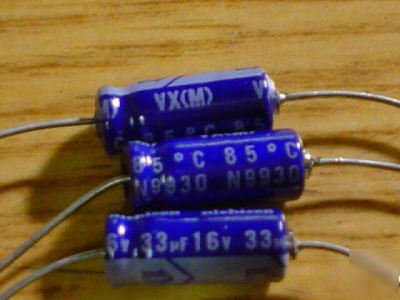 New 500 nichicon 16V 33UF axial capacitors capacitor 