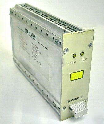 Siemens simatic smp-E428-A1 power supply unit -12V +12V