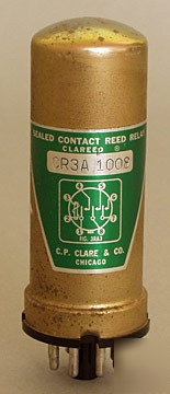 CR3A 1008 sealed contact reed relay clare ~ octal base