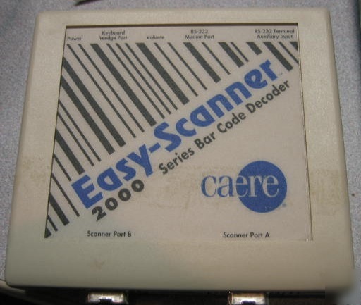 Caere easy scanner model 2000 easy-scanner decoder