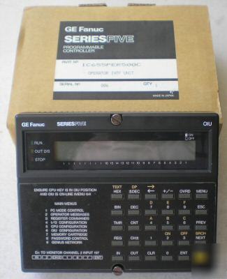 Ge fanuc plc series 5 operator interface IC655PER500C