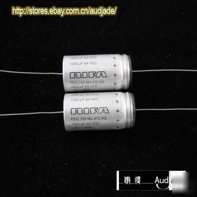 New 8PCS 1000UF 64V evox-rifa PEG124 125C capacitors 