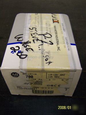 New in box 700-PK400A1 allen bradley 700PK400A1 a-181