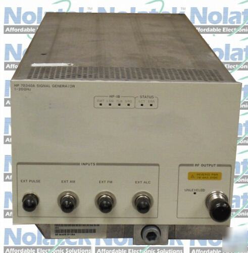 Agilent 70340A microwave synthesizer