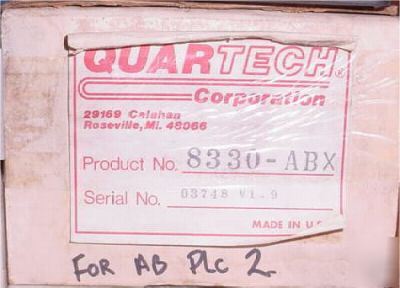 Quartech corp. model 8330-abx display * *
