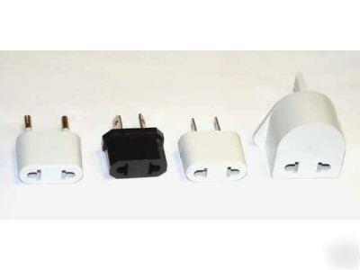 Universal foreign plug adapter set - 4 plugs