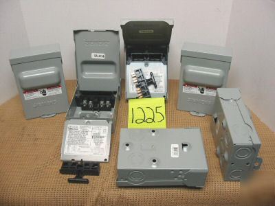 Siemens outdoor enclosed pullout switch 6 ea