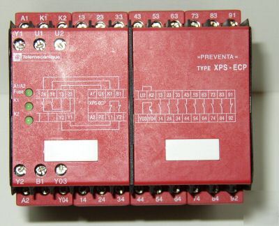 Telemecanique xps-ecp safety relay contact extension