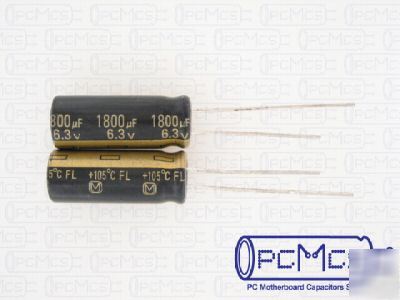 12 panasonic [m] fl 6.3V 1800UF low esr motherboard cap