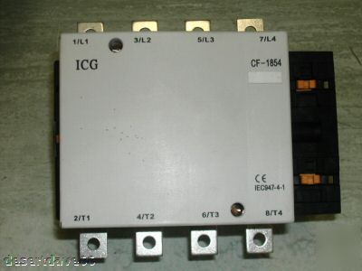 3 phase contactor 4 pole 100KW(225A) @ 415V, 220V coil 