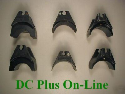 (3) piece burndy 15-ton p-die set
