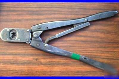 Amp ratcheting hand crimping / crimp tool 90208-1