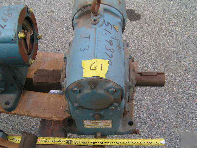 Morse speed gear reducer box 40GCT ratio 40