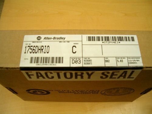 New allen bradley 1756-dhrio/c 1756DHRIO fs