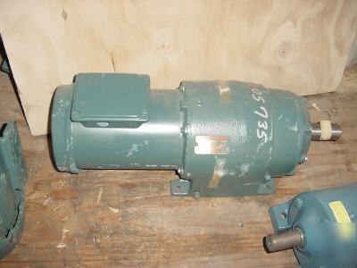 New reliance gearmotor 230/460 ac 3/4 hp 57.7 rpm 