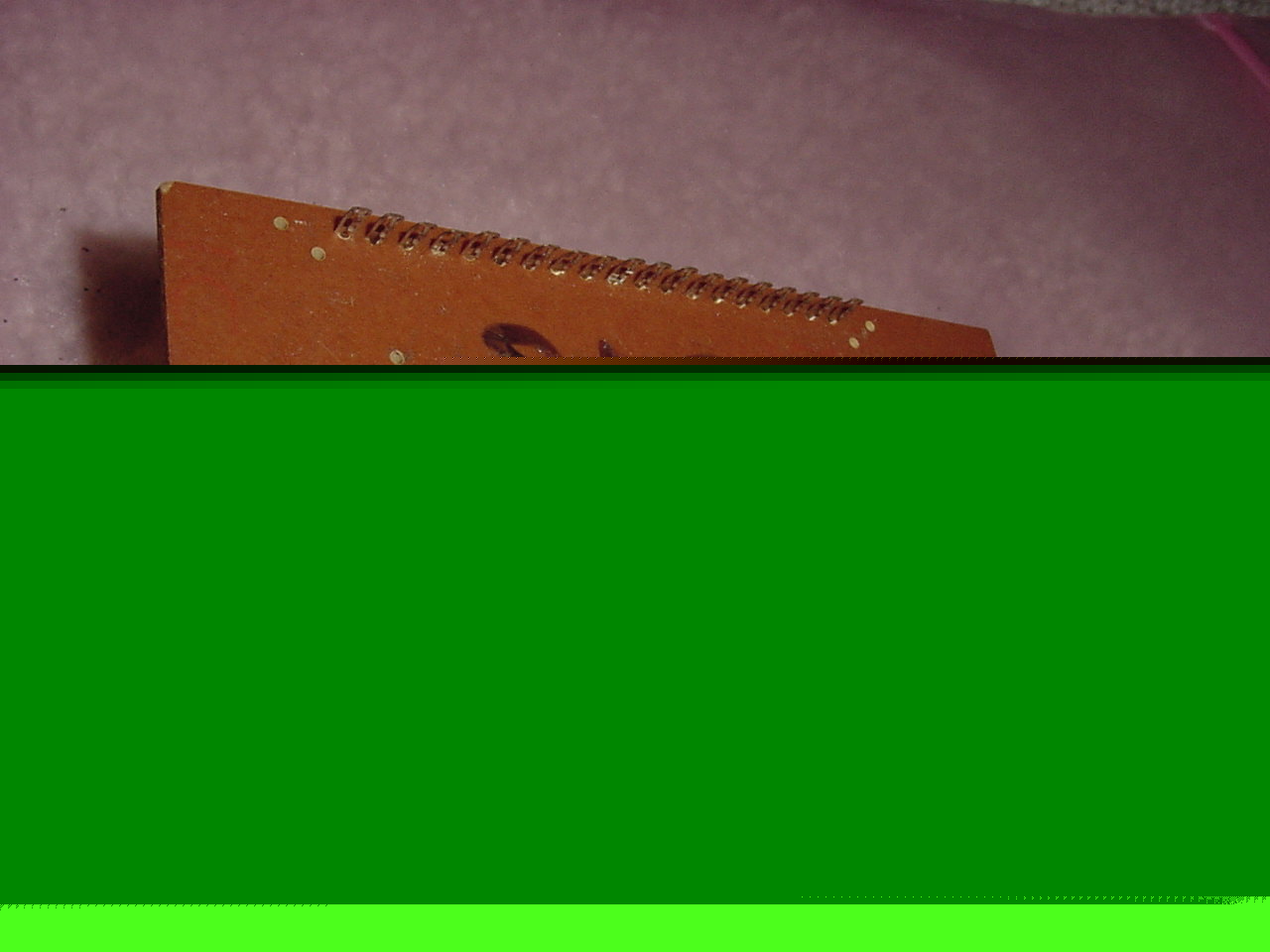 Panaplex gas discharge display socket board 8-digits