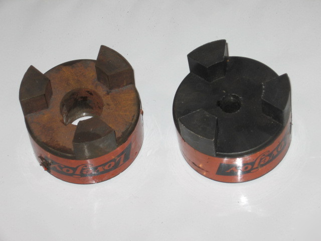 Set of 2 lovejoy L110 .625 & 1.250 jaw coupling lot