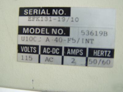 Unidex multi-tasking controller m/n: U100C a-40-F5/int