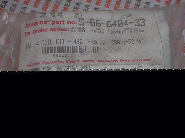 Stearns #4 motor brake coil kit 5-66-6404-33 460/380V 