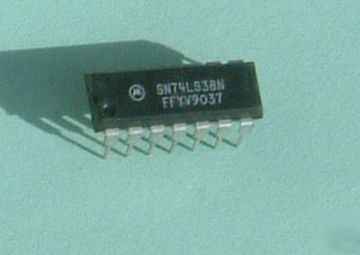 74LS38N motorola quad 2 input nand o/col ic qty: 24 off