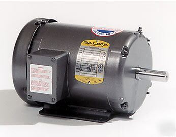 Baldor electric motor 2 hp 2 speed 1725/850 rpm 184T 3