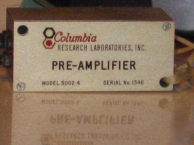 New columbia research 5002-4 preamplifier 