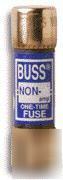 New non-8 bussmann fuses NON1 all 