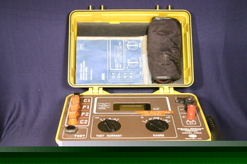 Aemc 4500 digital ground resistance tester w/clamps
