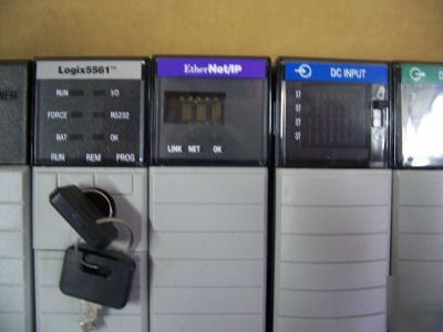 Allen bradley control logix 1756-L61 13 slot rack nice 