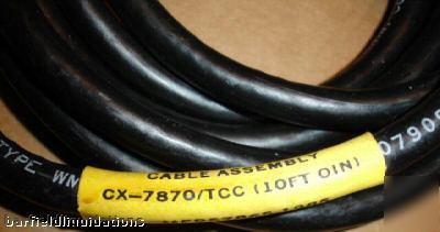 Cx-7870/tcc (10FT. oin) cable assembly mfr. 57865 1985
