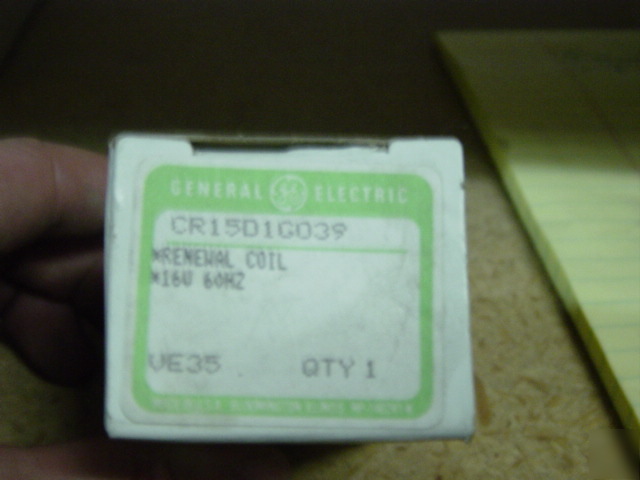 New general electric CR151D1G039 re al coil