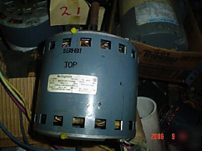 Westinghouse motor, .75 hp, JU48-fr, 115 v,s# 323P5 1 4